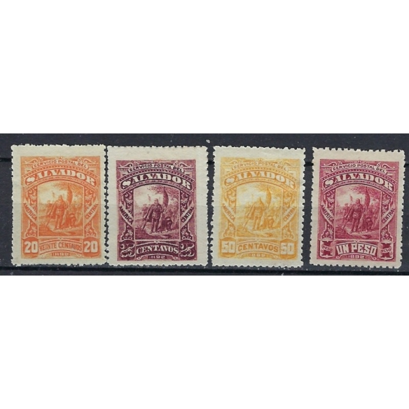Salvador 66-69 MH 1892 issues (ak1765)
