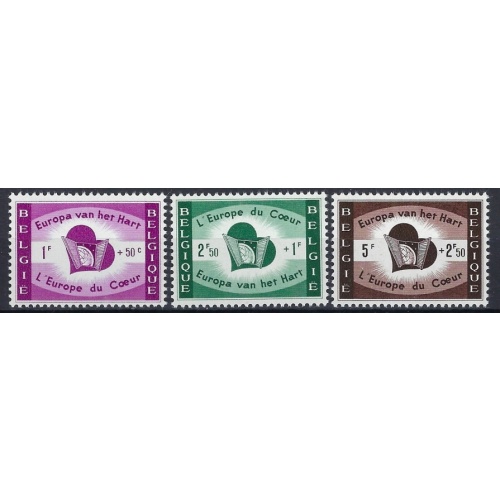 Belgium B638-40 MNH 1989 set (an8180)