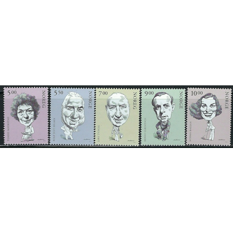 Norway 1322-26 MNH 2002 set (an4717)
