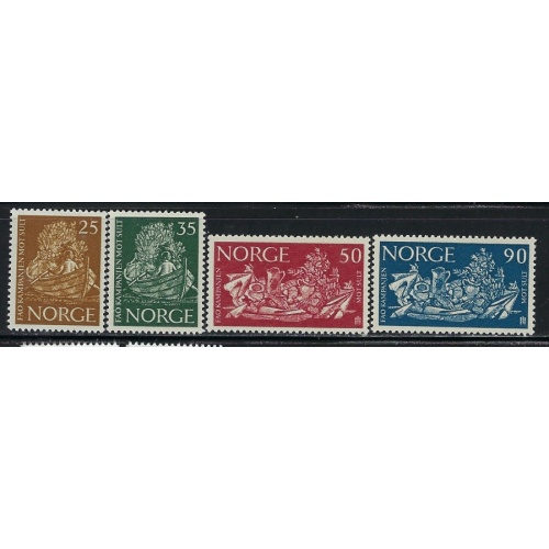 Norway 433-36 MNH 1963 set (an4710)