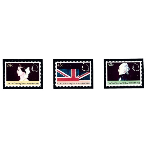 Cocos Is 82-84 MNH 1982 Anniv of the Annexation to the British Domonions     ...