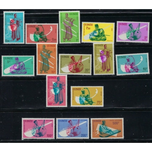 Guinea 236-47/C32-34 MNH 1962 Musical Instruments (fe4463)