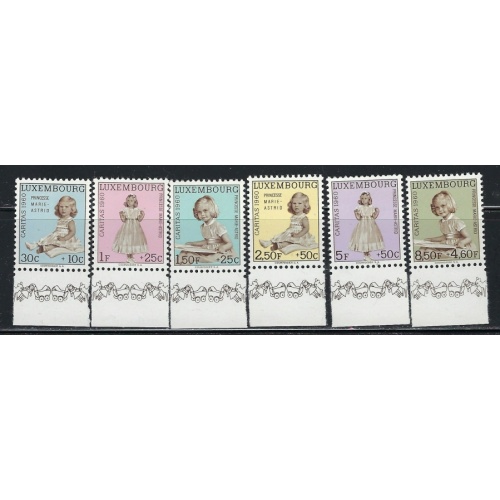 Luxemburg B216-21 MNH 1960 set (an6572)
