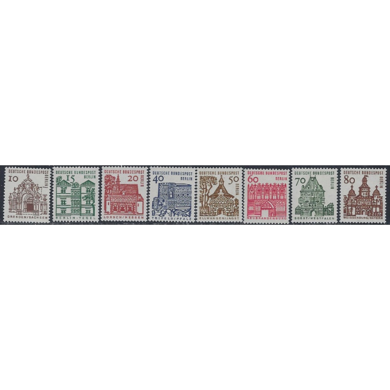 Germany Berlin 9N215-22 MNH 1964-65 set (ak6635)