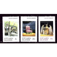 Pitcairn Is 160-62 MNH 1977 QEII Silver Jubilee    (ap5666)