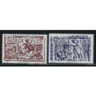 Norway 766-67 MNH 1980 Nordic Cooperation (fe8135)
