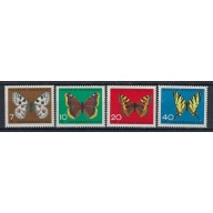 Germany B380-83 MNH 1962 Butterflies (an9131)