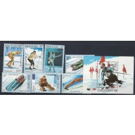 Laos 758-65 MNH 1987 Olympics (ak2603)