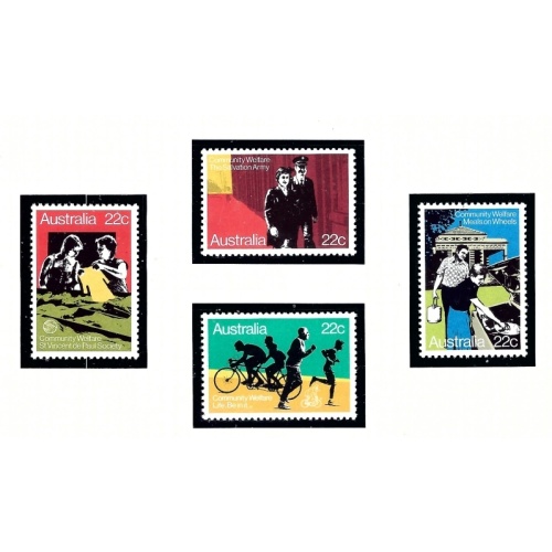 Australia 747-50 MNH 1980 Various Organizations    (ap5511)