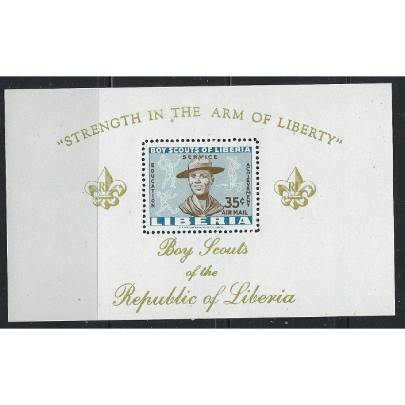 Liberia C136 MNH 1961 Boy Scouts (fe8645)
