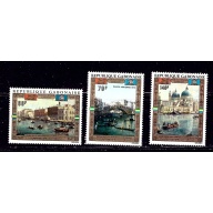 Gabon C123-25 MNH 1972 Paintings    (ap2028)