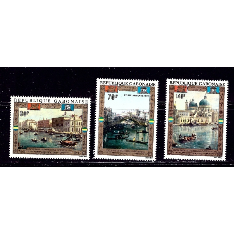 Gabon C123-25 MNH 1972 Paintings    (ap2028)