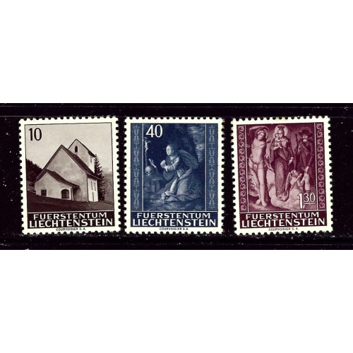 Liechtenstein 391-93 MNH 1964 set