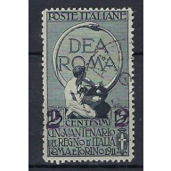 Italy 128 CTO 1913 issue; looks like used but has gum (an7868)