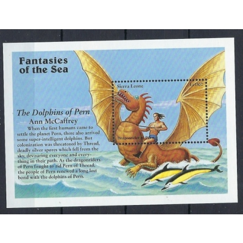 Sierra Leone 1959 MNH 1996 The Dolphins of Pern (an8743)