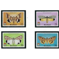 Kiribati 356-59 MNH 1980 Moths (ak3741)