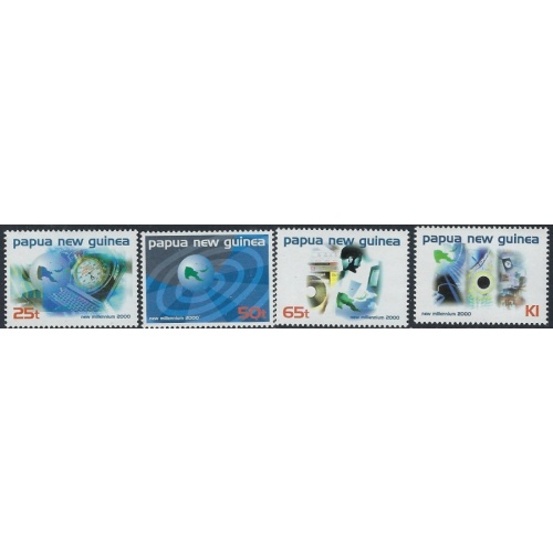 Papua New Guinea 966-69 MNH 1999 Millennium (ak5322)