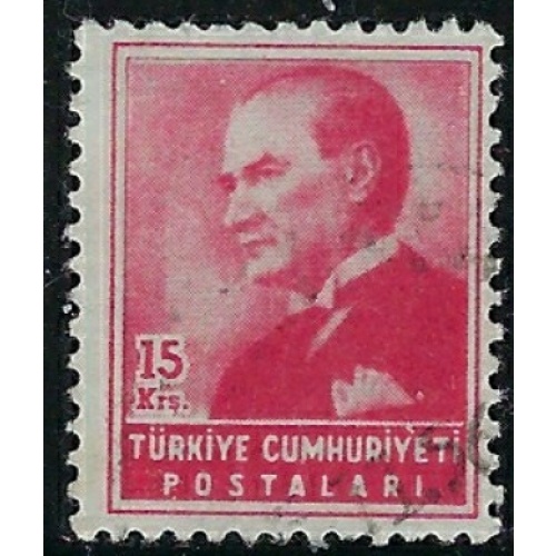 Turkey 1141 Used 1955 issue (mm1338)