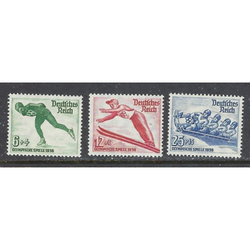 Germany C79-81 MNH 1935 Olympics  light bend on B79 (ap8556)