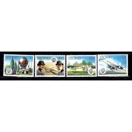 Lesotho 403-06 MNH 1983 Manned Flight Bicentennial (ap2098)