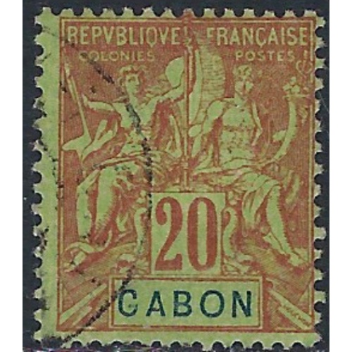Gabon 22 Used 1904 issue (ak5783)