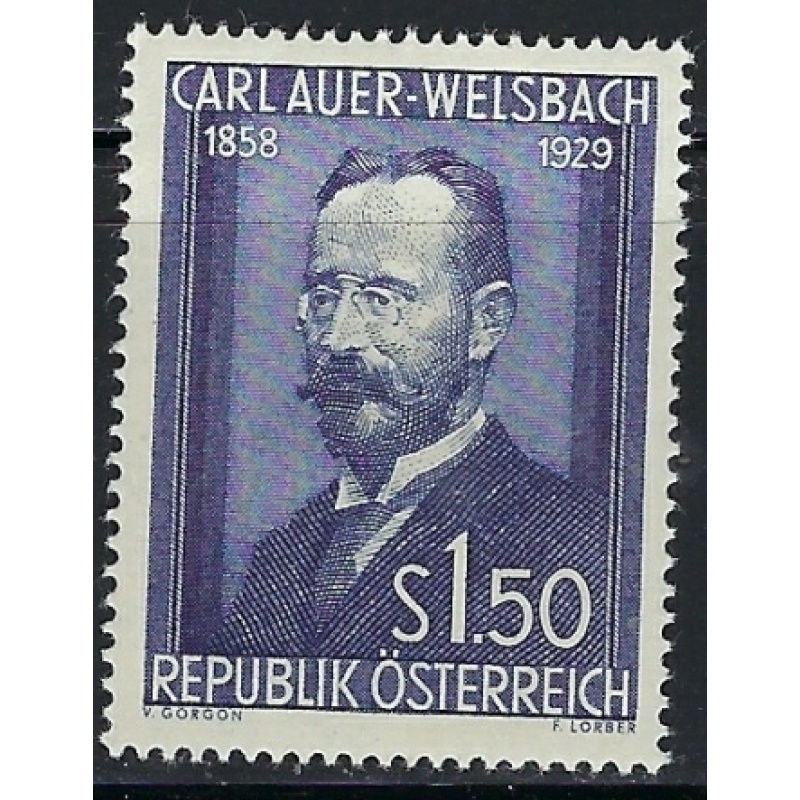 Austria 595 MH 1954 issue (an1902)