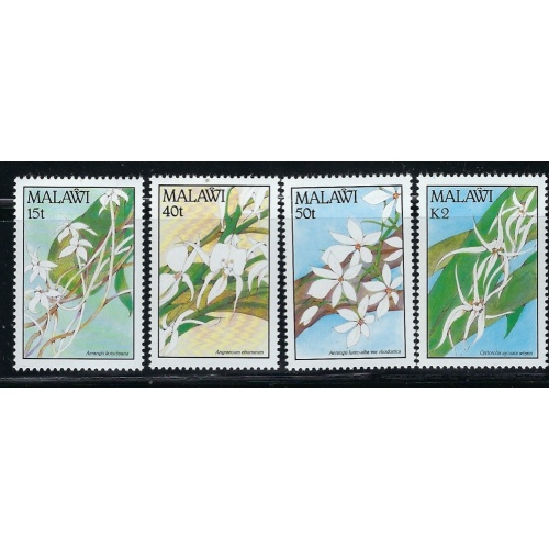 Malawi 578-81 MNH 1990 Orchids (ha1472)