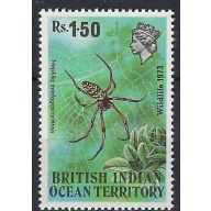 British Indian Ocean Terr 56 MNH 1973 Spider (an9805)