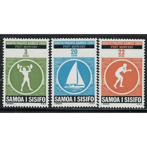 Samoa 312-14 MNH 1969 South Pacific Games (fe9109)