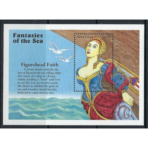 Sierra Leone 1943 MNH 1996 Figurehead Faith (ak3111)