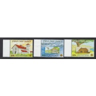 Papua New Guinea 775-77 MNH 1991 Anglican Church Centenary (ap6832)