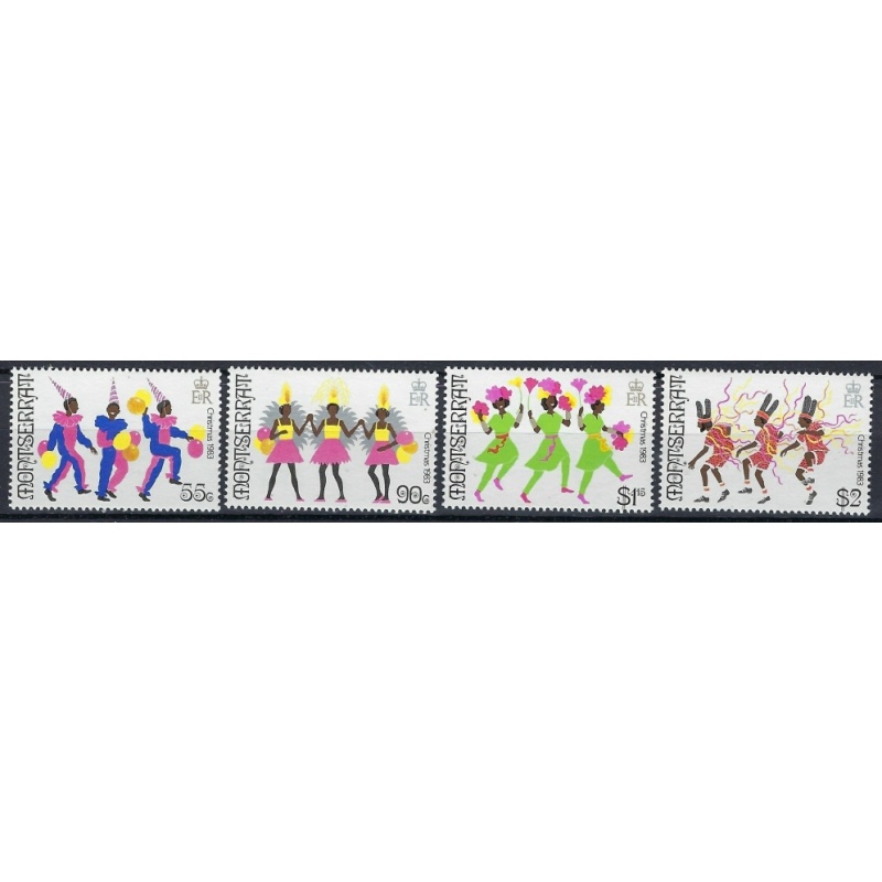 Montserrat 516-19 MNH 1983 Christmas (mm1221)