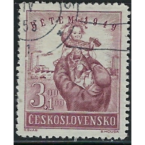 Czechoslovakia B167 Used 1949 issue (fe3458)