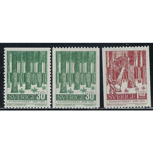 Sweden 544-46 MNH 1959 set (fe9416)