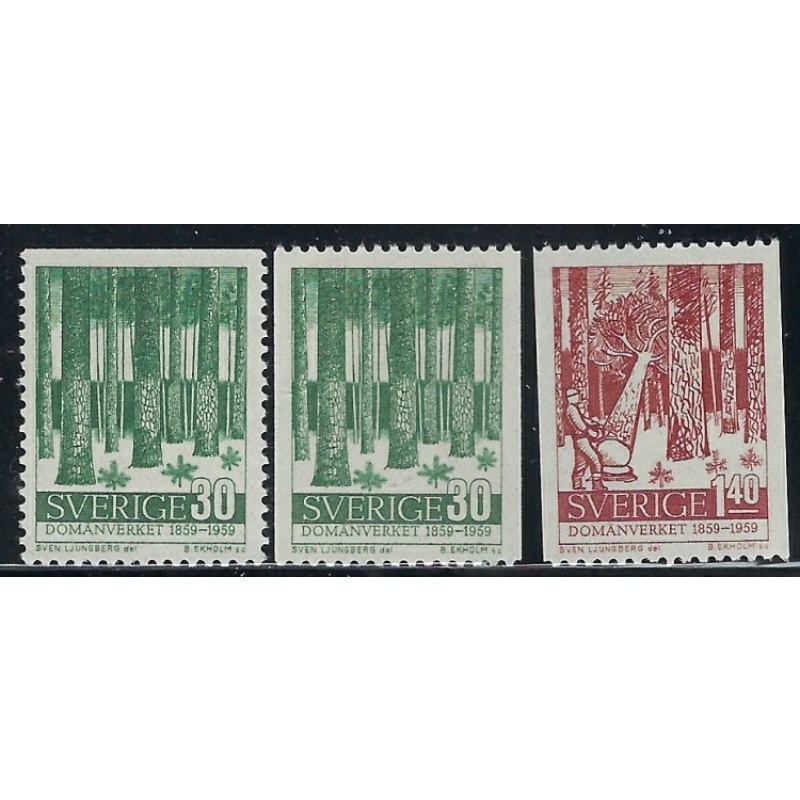 Sweden 544-46 MNH 1959 set (fe9416)