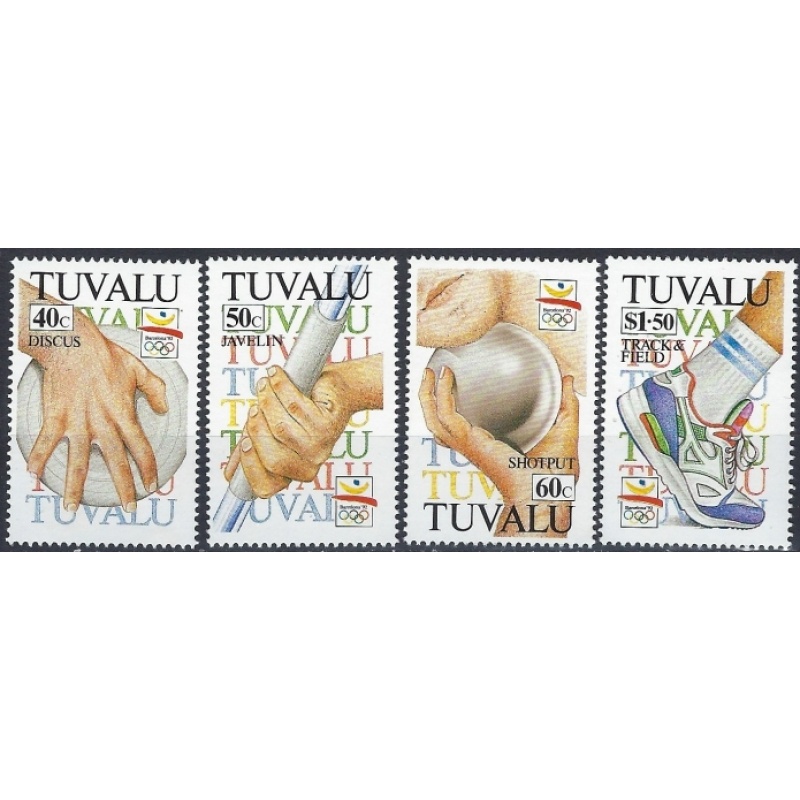 Tuvalu 612-15 MNH 1992 Olympics (an9200)