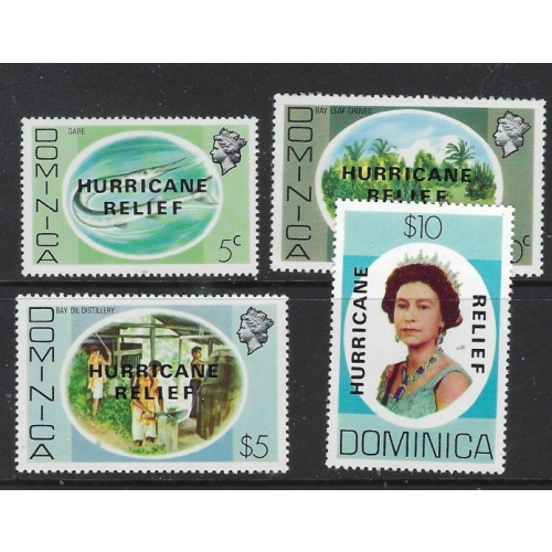 Dominica 640-43 MNH 1979 Overprints (fe3170)