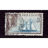 Barbados 221 Used 1950 issue  short perfs    (ap6193)