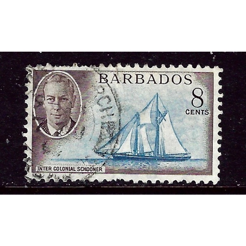 Barbados 221 Used 1950 issue  short perfs    (ap6193)