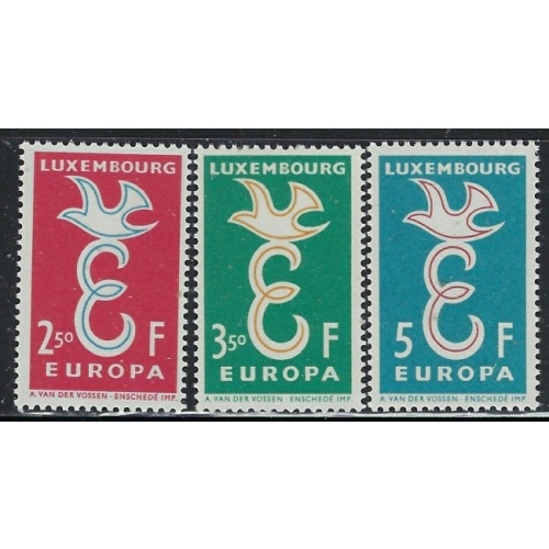 Luxemburg 341-43 MNH 1958 Europa (fe7981)
