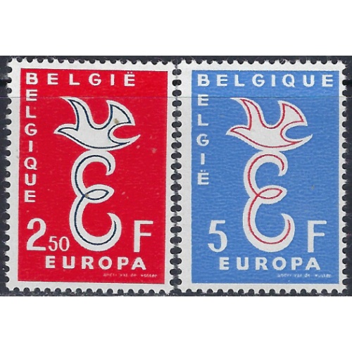 Belgium 527-28 MLH 1958 Europa  (ak6485)