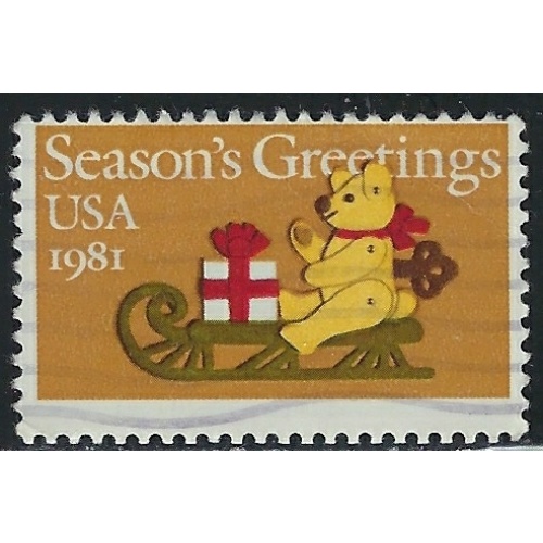 U.S. 1940 Used 1981 Christmas (us1025)