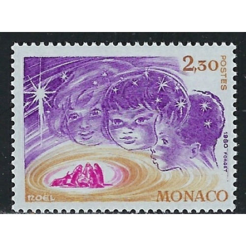 Monaco 1251 MNH 1980 issue (an6929)