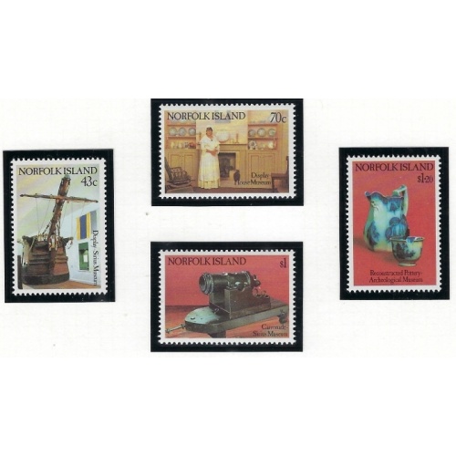 Norfolk Is 504-07 MNH 1991 Museum Displays (ak3395)