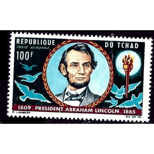 Chad C22 MNH 1965 Abraham Lincoln (an3121)