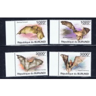 Burundi 837-40 MNH 2011 Bats