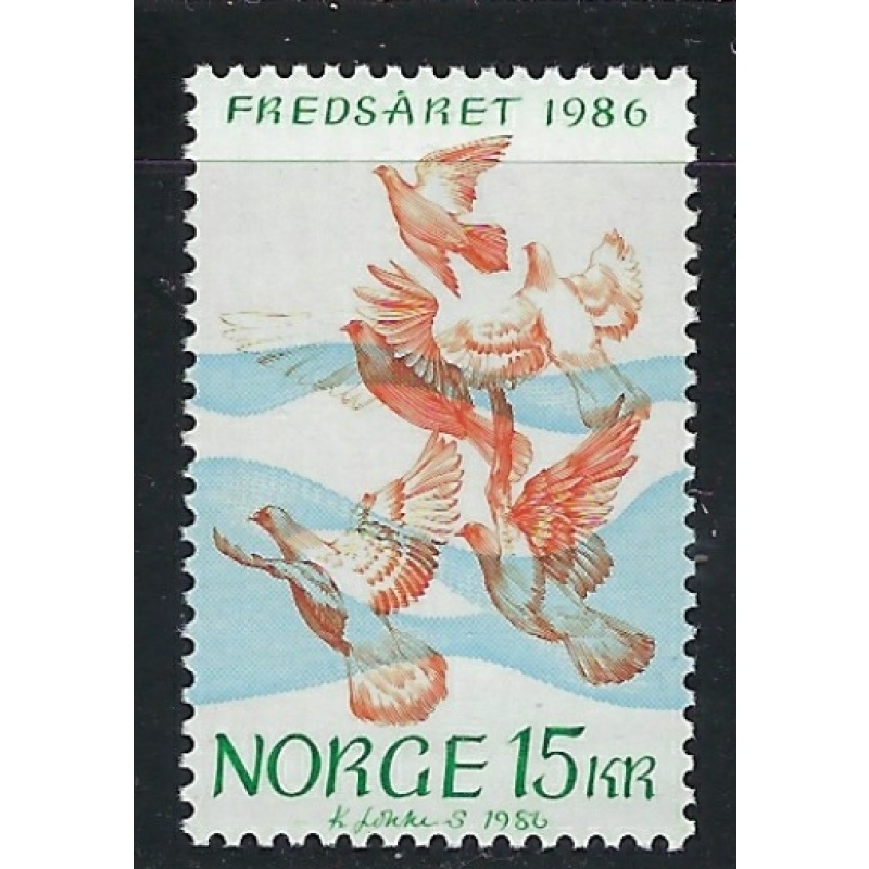 Norway 902 MNH 1986 Intl Peace Year (an5716)