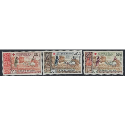Laos B9-11 MLH 1967 set (ak4158)