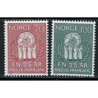 Norway 560-61 MNH 1970 set (an4711)