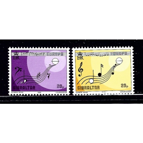 Gibraltar 471-72 MNH 1985 Europa  (ap2108)